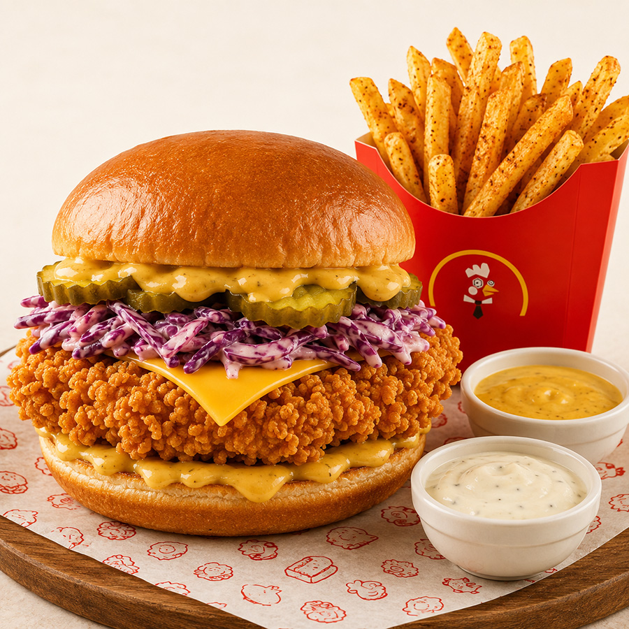 Honey Mustard Burger